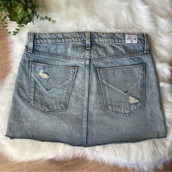 HUDSON Vivid Denim Jean Mini Skirt - NWOT - Picture 3 of 4